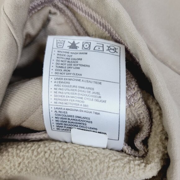 Nike ACG Men's Ecru Tan Therma Fit Long Sleeve Full Zip Winter Fleece Jacket L - Picture 8 of 9